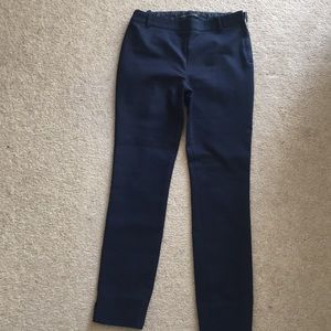 Navy “Zara” skinny pants.